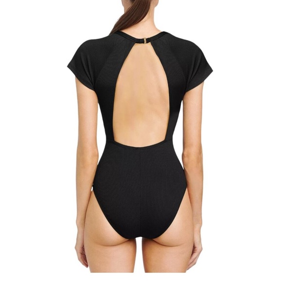Robin Piccone black bathingsuit - Picture 2 of 3